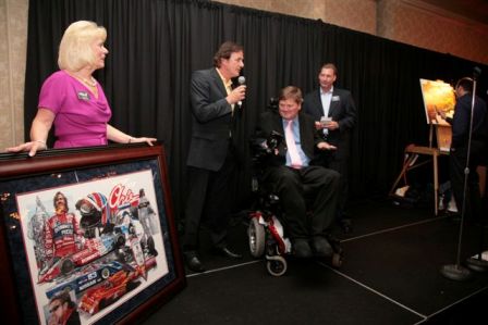 Arie Luyendyck ia presented with Legendary Driver Award